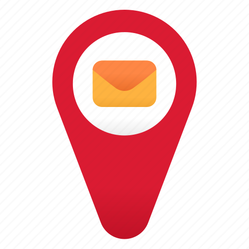 Mail, location, map, email, pin, message, navigation icon - Download on Iconfinder