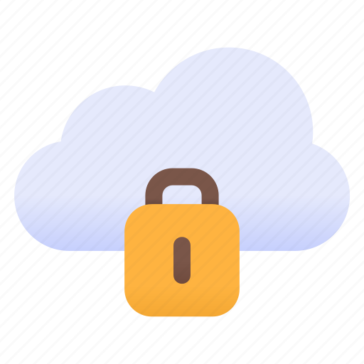 Locked, cloud, weather, storage, data, file, document icon - Download on Iconfinder