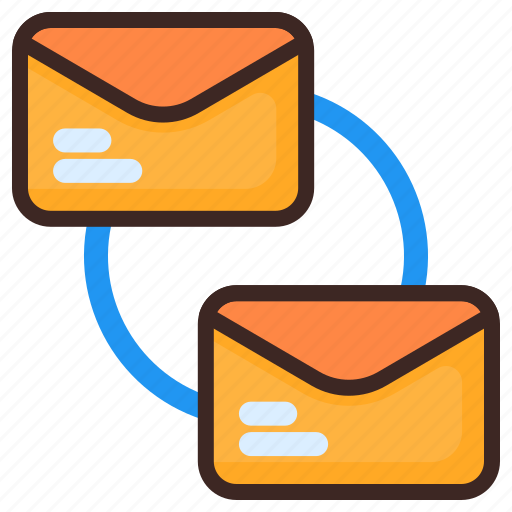 Connecting, email, mail, message, letter, envelope, chat icon - Download on Iconfinder