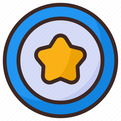 Star, rounded, favorite, heart, award, trophy, medal icon - Download on Iconfinder