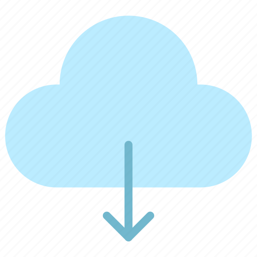 Cloud, download, downloaded data, server icon - Download on Iconfinder