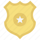 police badge, sheriff, shield, star