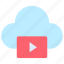 cloud, server, video, videos 