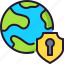 global, internet, online, padlock, protection, secure, security 