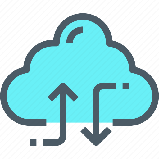 Arrow, cloud, connect, exchange, network, storage icon - Download on Iconfinder