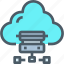 cloud, connect, data, database, network, storage 