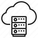 cloud, connect, database, network