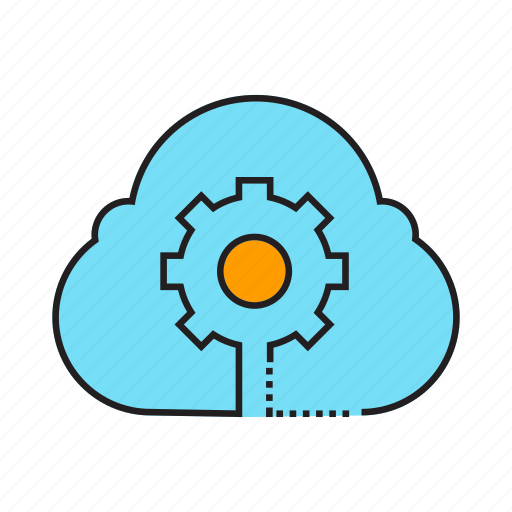 Cloud, cloud computing, gear, network, setting icon - Download on Iconfinder