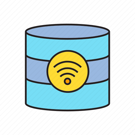 Database, internet, network, wifi icon - Download on Iconfinder