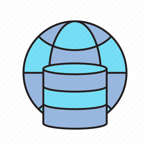 Backup, data center, database, globe icon - Download on Iconfinder