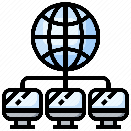 Network, worldwide, connection, computer icon - Download on Iconfinder