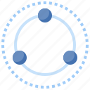 share, circles, connector, networking