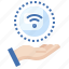 wifi, signal, connection, wireless, internet, hand, communications 