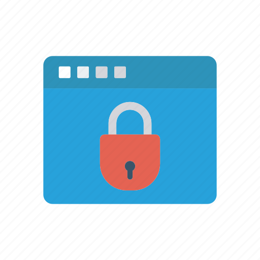 Browser, lock, private, security icon - Download on Iconfinder