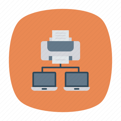 Connect, connection, network, printer icon - Download on Iconfinder