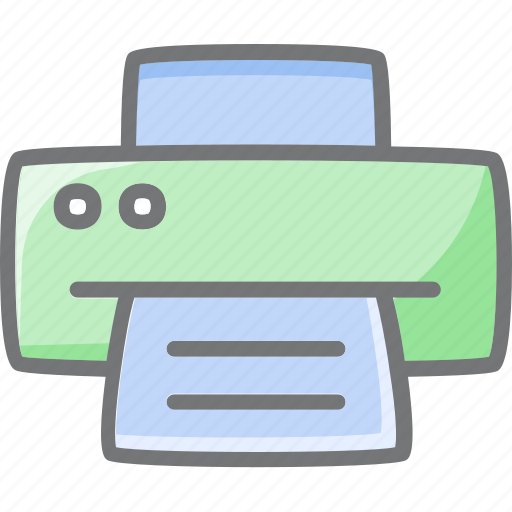 Printer, connection, network, communication icon - Download on Iconfinder