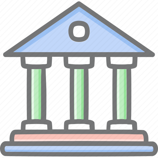 Building, bank, courthouse, education icon - Download on Iconfinder
