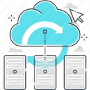 cloud, database, hosting, internet, server, service provider, share
