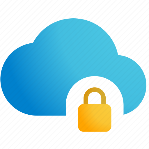 Icloud, lock cloud, onedrive, secure, secure cloud icon - Download on Iconfinder