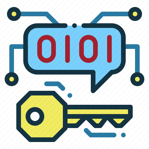 Cryptography, encryption, key, binary, encrypt icon - Download on Iconfinder