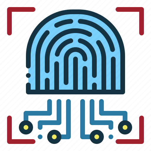 Fingerprint, biometric, scan, identification, security icon - Download on Iconfinder