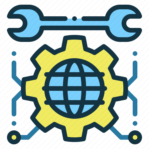 Network, setting, config, internet, maintenance icon - Download on Iconfinder