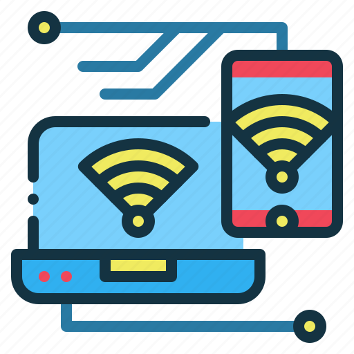 Wireless, device, computer, smartphone, network icon - Download on Iconfinder