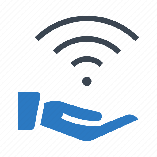 Connect, hand, rss, signal, wifi icon - Download on Iconfinder