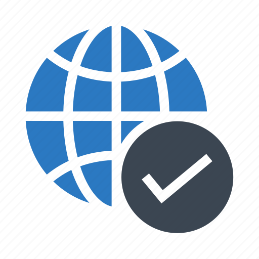 Done, earth, global, tick, world icon - Download on Iconfinder