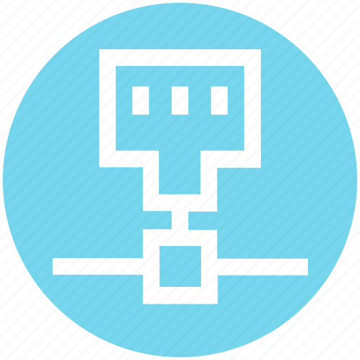Cable port, connection, internet, network, port, technology icon - Download on Iconfinder