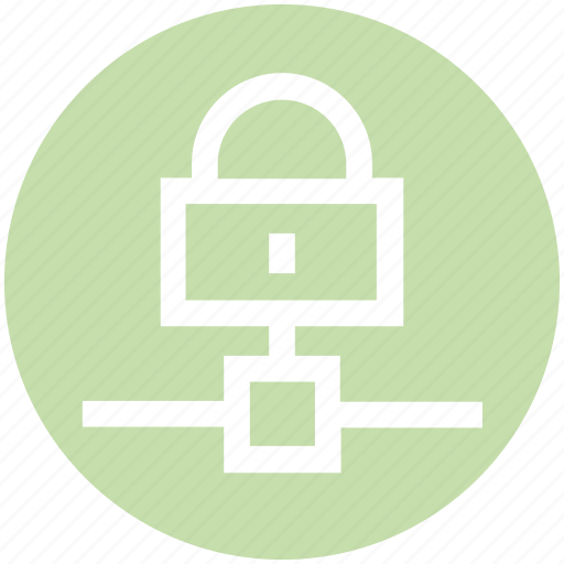 Connection, lock, network, padlock, security, technology icon - Download on Iconfinder