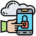 access, cloud, lock, privacy, protection 