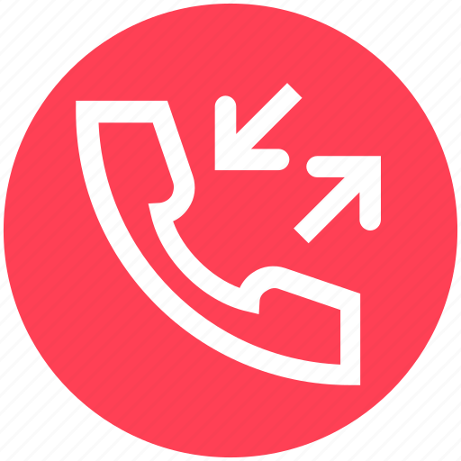 Arrows, call, call receive, outgoing, phone, telephone icon - Download on Iconfinder
