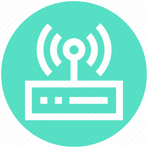 Device, internet, modem, network, router, wifi router, wifi signals icon - Download on Iconfinder