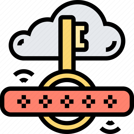Password, security, cloud, lock, access icon - Download on Iconfinder