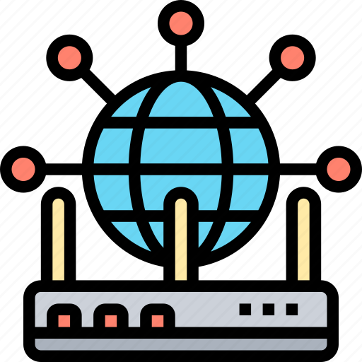 Modem, network, local, internet, connection icon - Download on Iconfinder