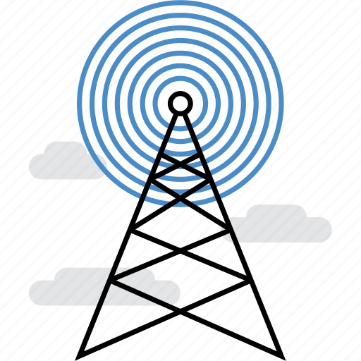 Antenna, broadcast, communication, connection, tower, transmission, wireless icon - Download on Iconfinder