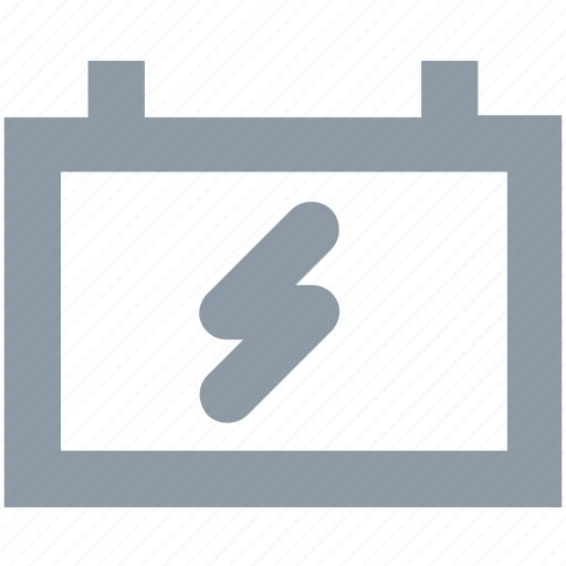 Automotive battery, battery, car battery, charging, power icon - Download on Iconfinder