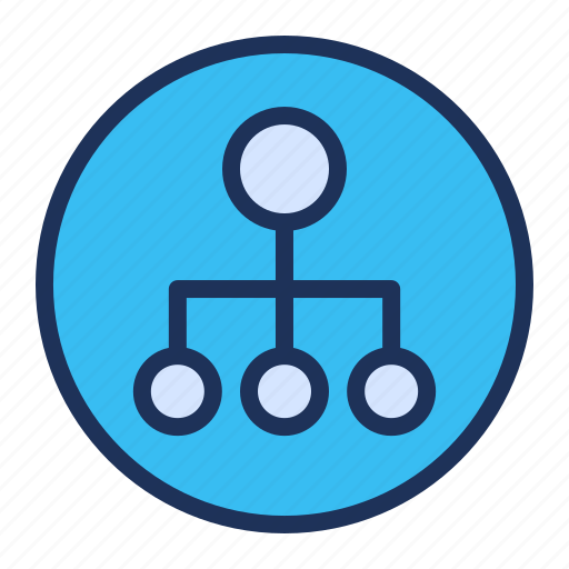 Hierarchy, network, root, tree icon - Download on Iconfinder