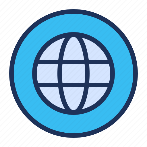 Globe, internet, network, wireframe icon - Download on Iconfinder