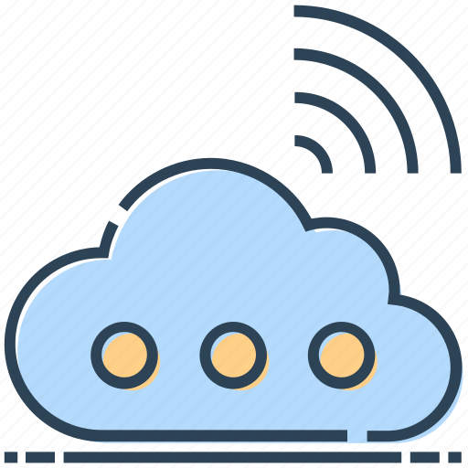 Cloud, internet, networking, signals icon - Download on Iconfinder
