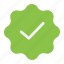 badge, quality, approved, verification, checkmark 
