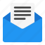 message, envelope, letter, open, mail 