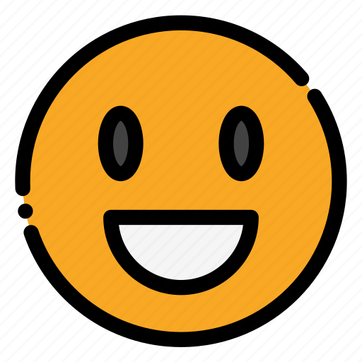 Emoticon, smiling, cheerful, emotion, joy icon - Download on Iconfinder