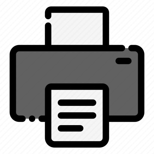 Printer, document, office, paper, printout icon - Download on Iconfinder