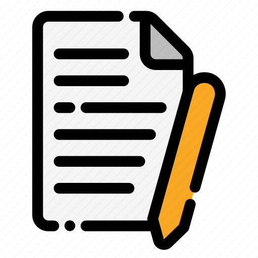 Write, document, note, notepad, paper icon - Download on Iconfinder