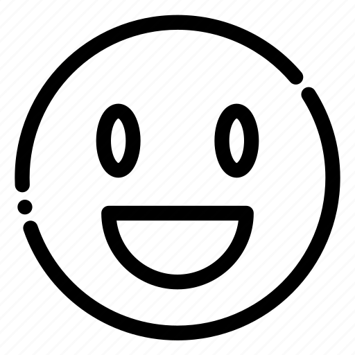 Emoticon, smiling, cheerful, emotion, joy icon - Download on Iconfinder