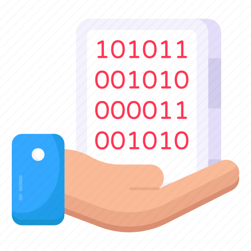 Binary data, binary code, digital code, binary file, numeric code icon - Download on Iconfinder