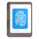 mobile fingerprint, thumbprint, mobile access, biometry, phone fingerprint