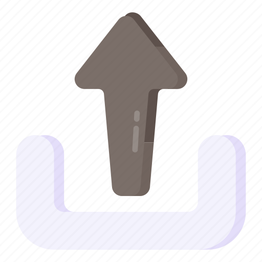 Upload arrow, arrowhead, pointing arrow, directional arrow, upward arrow icon - Download on Iconfinder